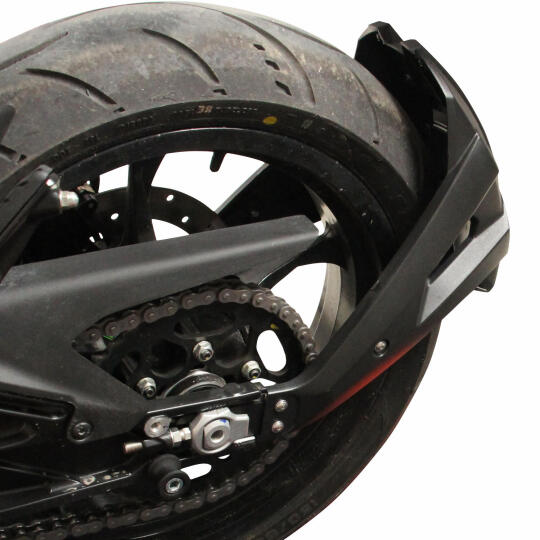 GP Kompozit KTM Duke 250 / 390 2011-2026 Uyumlu Arka Çamur Sıyırıcı Siyah - 4