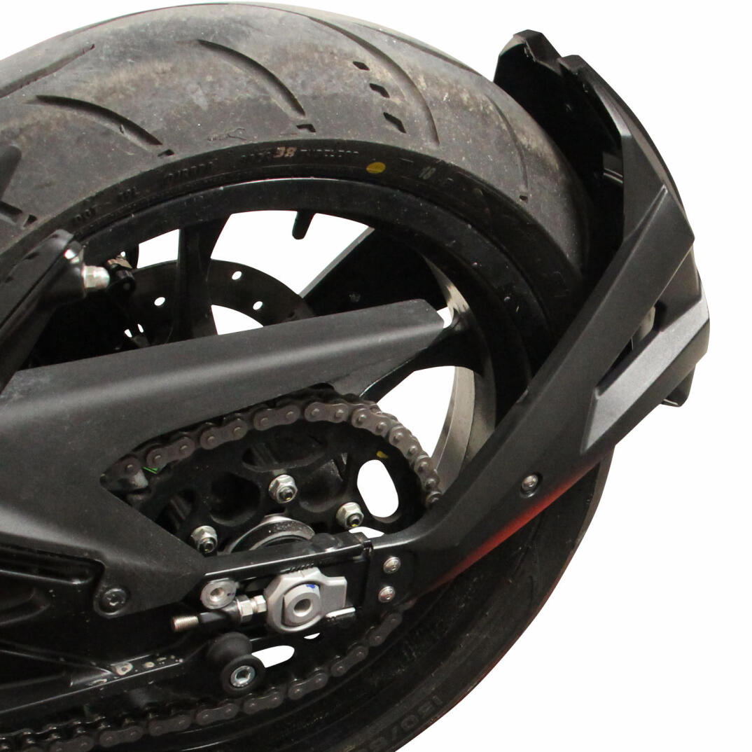 GP Kompozit KTM Duke 250 / 390 2011-2026 Uyumlu Arka Çamur Sıyırıcı Siyah - 4