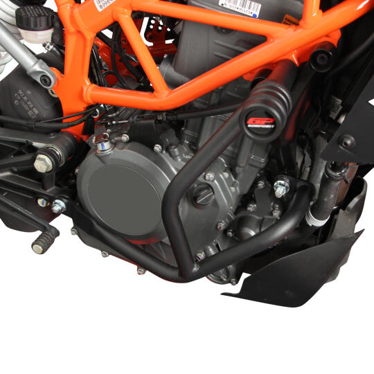 GP Kompozit KTM Duke 250 / 390 2017-2023 Uyumlu Motor Koruma Demiri Siyah - 3
