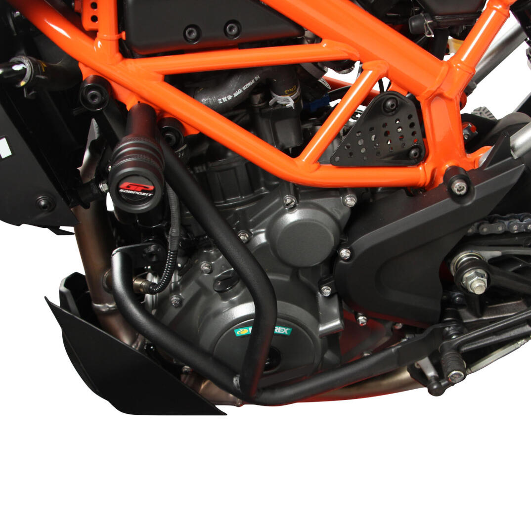 GP Kompozit KTM Duke 250 / 390 2017-2023 Uyumlu Motor Koruma Demiri Siyah - 4