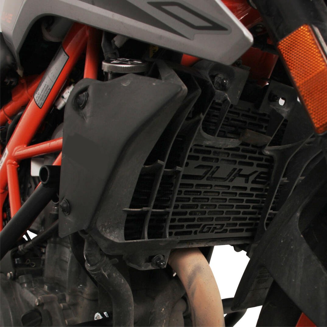 GP Kompozit KTM Duke 250 / 390 2017-2023 Uyumlu Radyatör Koruma Siyah - 3