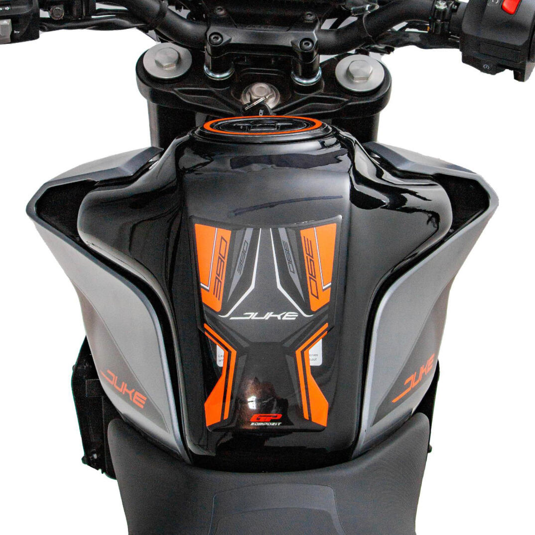GP Kompozit KTM Duke 390 2017-2023 Uyumlu Tank Pad Turuncu - 5