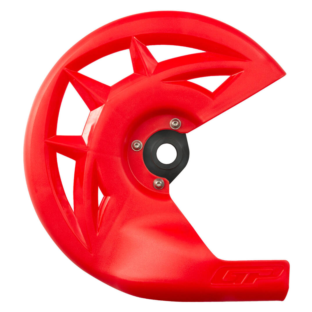GP Kompozit KTM EXC 250 2013-2023 Uyumlu Plastik Ön Disk Koruma Seti Kırmızı - 1