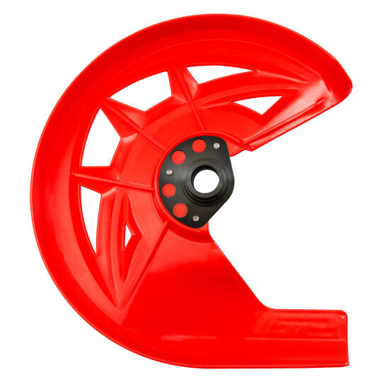 GP Kompozit KTM EXC 250 2013-2023 Uyumlu Plastik Ön Disk Koruma Seti Kırmızı - 5
