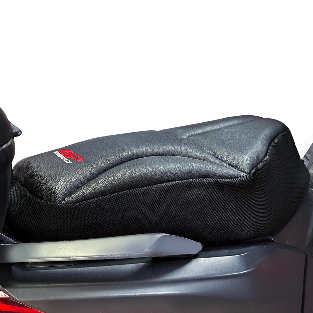 GP Kompozit Kymco Dink R 150 2021-2024 Uyumlu Fileli Motosiklet Konfor Sele Kılıfı Siyah - 4
