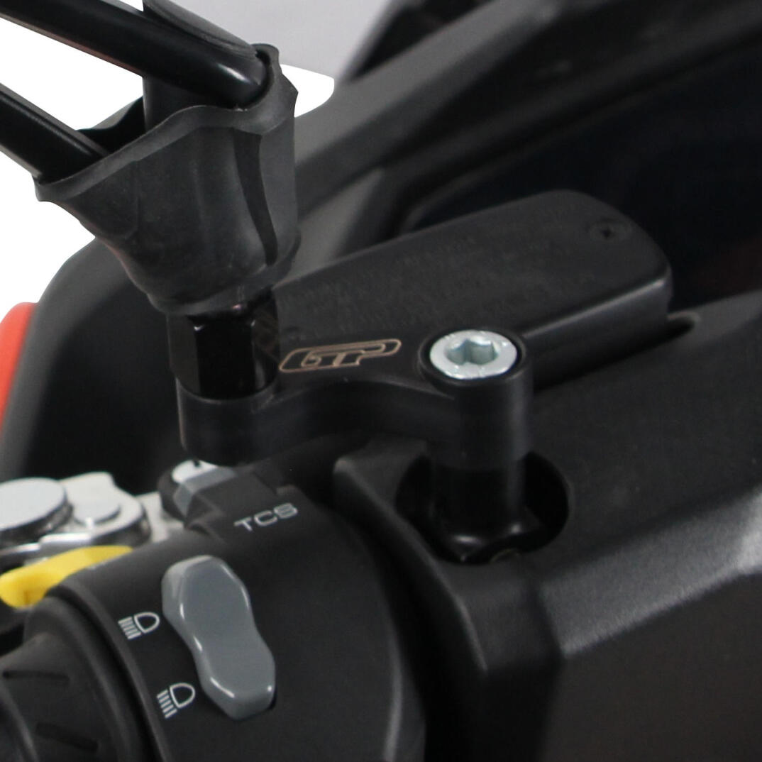 GP Kompozit Kymco DTX 250 / 360 2021-2023 Uyumlu Ayna Genişletme Siyah - 2