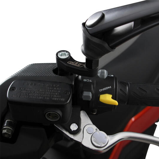 GP Kompozit Kymco DTX 250 / 360 2021-2023 Uyumlu Ayna Genişletme Siyah - 3