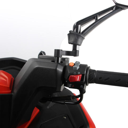 GP Kompozit Kymco DTX 250 / 360 2021-2023 Uyumlu Ayna Genişletme Siyah - 4