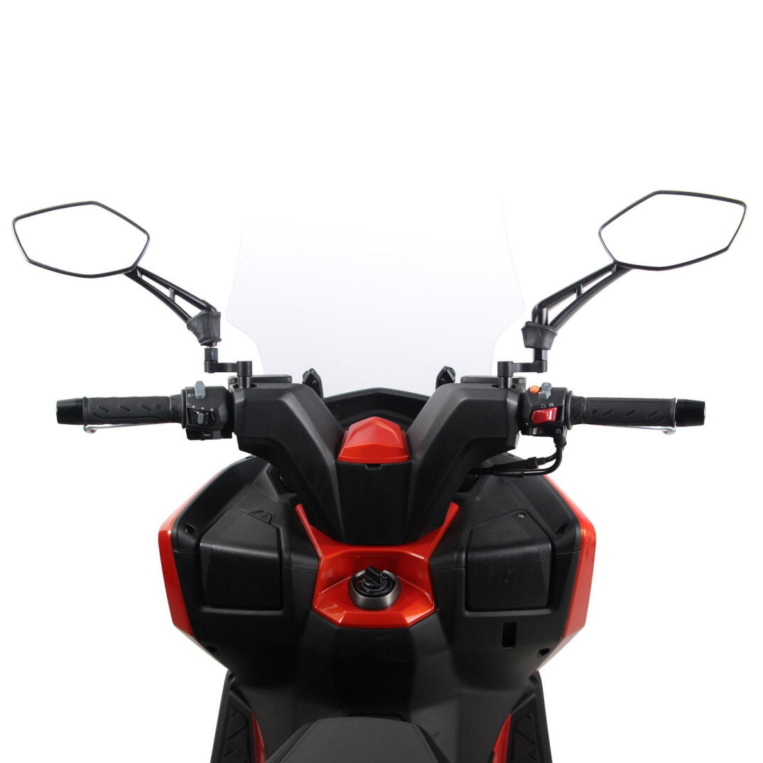 GP Kompozit Kymco DTX 250 / 360 2021-2023 Uyumlu Ayna Genişletme Siyah - 5