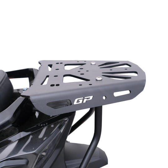 GP Kompozit Kymco DTX 250 / 360 2021-2024 Uyumlu Arka Çanta Demiri Siyah (1)