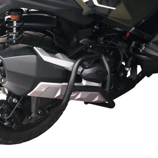GP Kompozit Kymco DTX 250 / 360 2021-2024 Uyumlu Egzoz Koruma Demiri Siyah - 3