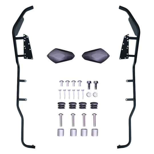 GP Kompozit Kymco DTX 250 / 360 2021-2024 Uyumlu Motor Koruma Demiri Siyah - 6