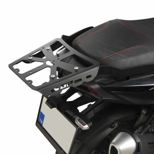 GP Kompozit Kymco KRV 200 2023 Uyumlu Arka Çanta Demiri Siyah - 5