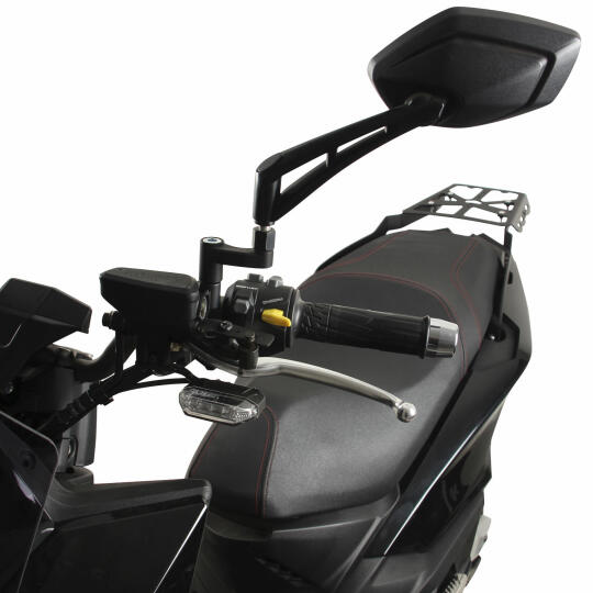 GP Kompozit Kymco KRV 200 2023 Uyumlu Ayna Genişletme Siyah (1)