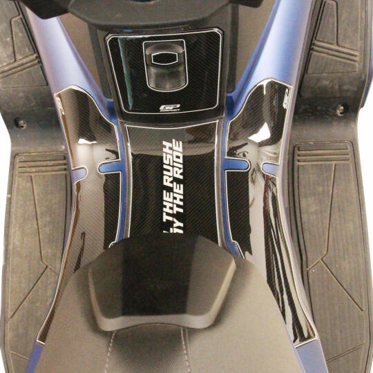GP Kompozit Kymco Xciting S 400 2021-2022 Uyumlu Tank Pad Karbon (1)
