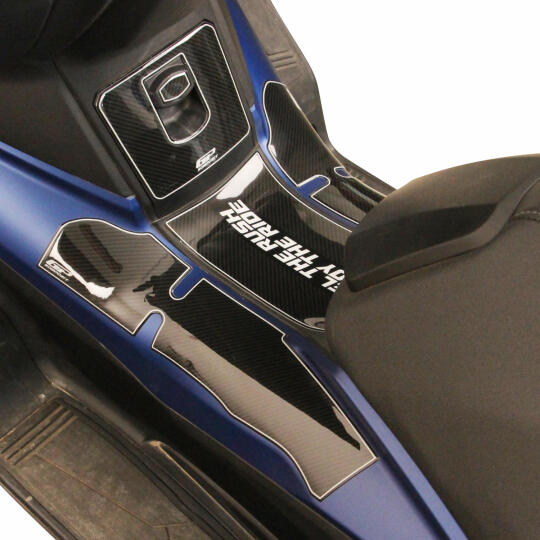 GP Kompozit Kymco Xciting S 400 2021-2022 Uyumlu Tank Pad Karbon - 3