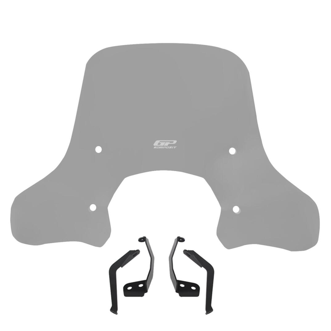 GP Kompozit Lambretta V125 / V200 2021-2023 Uyumlu Ön Cam Füme - 1