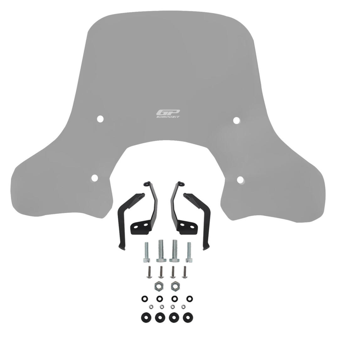 GP Kompozit Lambretta V125 / V200 2021-2023 Uyumlu Ön Cam Füme - 7
