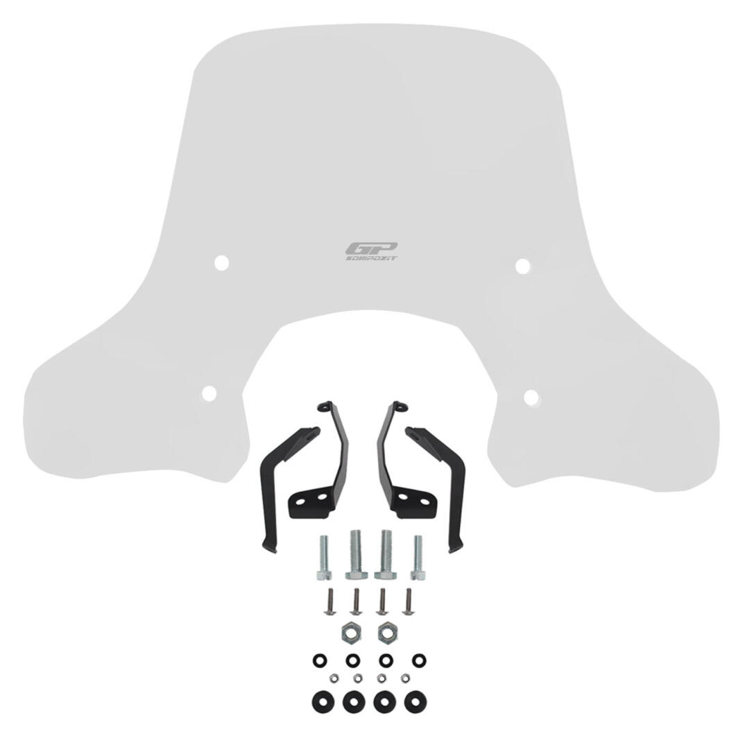 GP Kompozit Lambretta V125 / V200 2021-2023 Uyumlu Ön Cam Şeffaf - 7