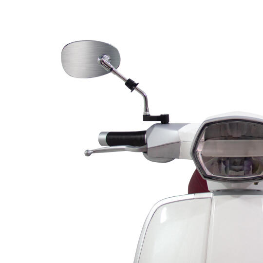 GP Kompozit Lambretta V125 / V200 Special 2021-2023 Uyumlu Ayna Genişletme Siyah - 3