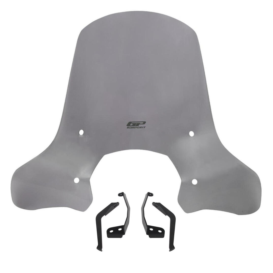 GP Kompozit Lambretta V125 / V200 Special 2021-2023 Uyumlu Ön Cam Füme - 1