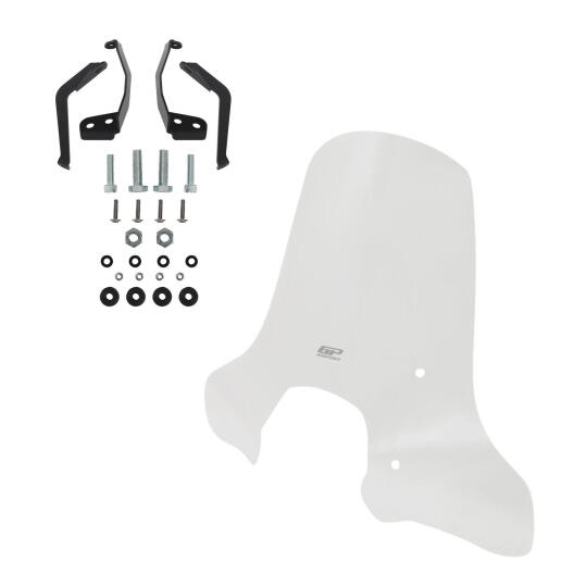 GP Kompozit Lambretta V125 / V200 Special 2021-2023 Uyumlu Ön Cam Şeffaf - 6