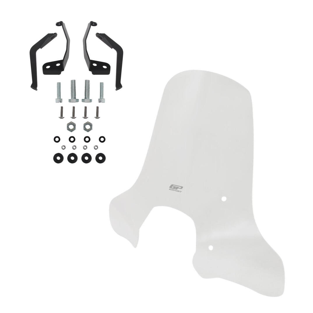 GP Kompozit Lambretta V125 / V200 Special 2021-2023 Uyumlu Ön Cam Şeffaf - 6