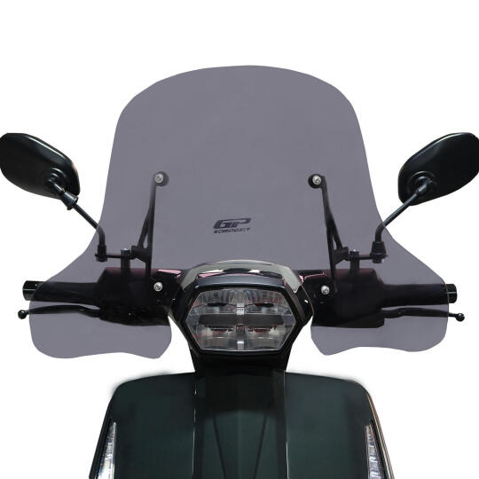 GP Kompozit Lambretta X300 2023-2024 Uyumlu Ön Cam Füme (1)