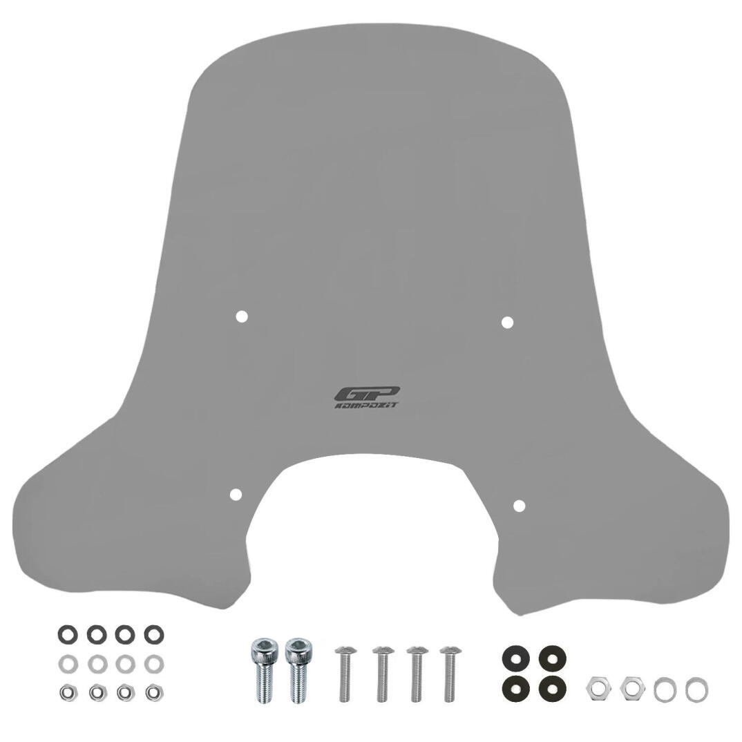 GP Kompozit Lambretta X300 2023-2024 Uyumlu Ön Cam Füme - 7