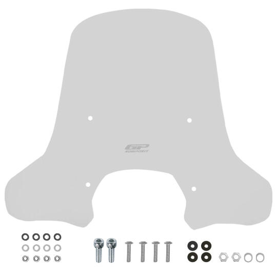GP Kompozit Lambretta X300 2023-2024 Uyumlu Ön Cam Şeffaf - 7
