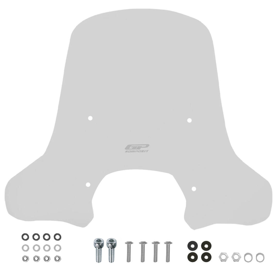 GP Kompozit Lambretta X300 2023-2024 Uyumlu Ön Cam Şeffaf - 7