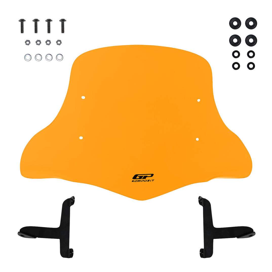GP Kompozit MCM002 Scooter Universal Elcikli Ön Cam Turuncu - 5