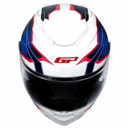 GP Kompozit MKS007-EWBR Güneş Vizörlü Şeffaf Çene Açılır Motosiklet Kaskı (1)