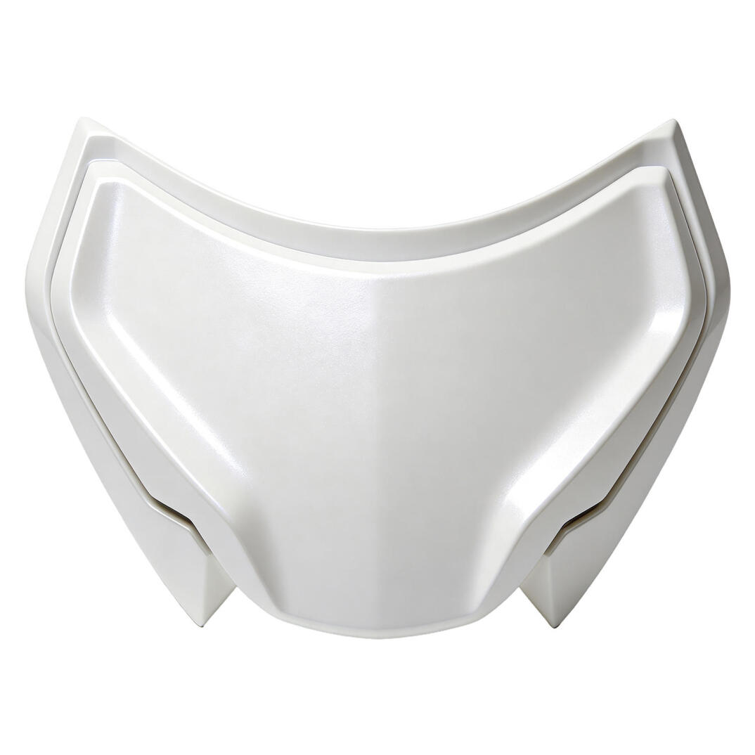 GP Kompozit MKS007 / MKS009 Uyumlu Motosiklet Kask Tepe Havalandırma Aparatı Parlak Beyaz - 1