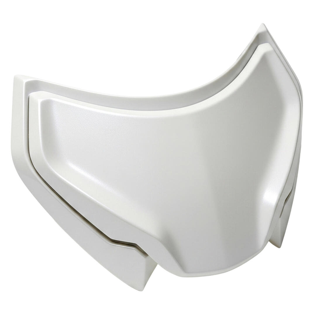 GP Kompozit MKS007 / MKS009 Uyumlu Motosiklet Kask Tepe Havalandırma Aparatı Parlak Beyaz - 3