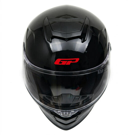 GP Kompozit MKS008-GB Yarış Spoiler Güneş Vizörlü Şeffaf Full Face Motosiklet Kaskı (1)
