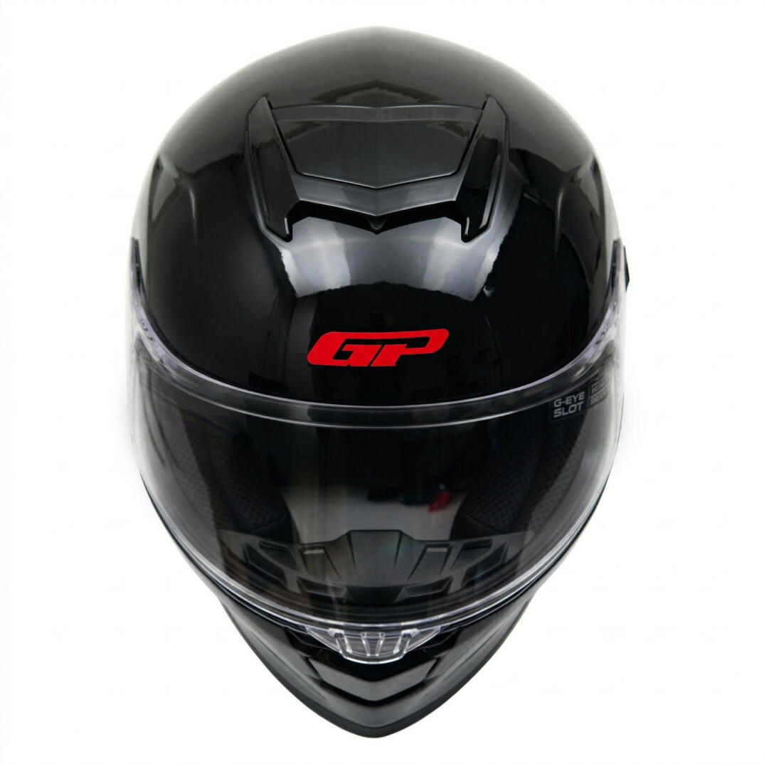 GP Kompozit MKS008-GB Yarış Spoiler Güneş Vizörlü Şeffaf Full Face Motosiklet Kaskı - 2
