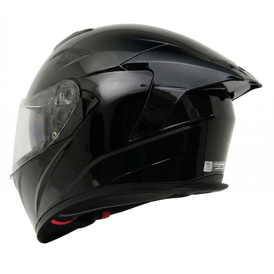 GP Kompozit MKS008-GB Yarış Spoiler Güneş Vizörlü Şeffaf Full Face Motosiklet Kaskı - 5