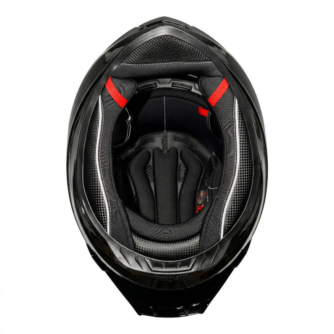 GP Kompozit MKS008-GB Yarış Spoiler Güneş Vizörlü Şeffaf Full Face Motosiklet Kaskı - 7