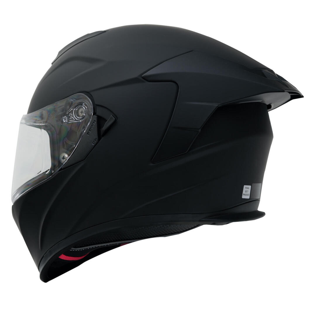 GP Kompozit MKS008-MB Yarış Spoiler Güneş Vizörlü Şeffaf Full Face Motosiklet Kaskı - 5