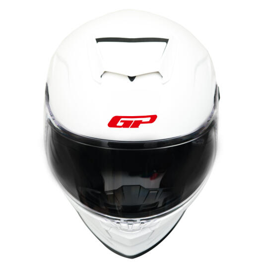 GP Kompozit MKS008-PW Yarış Spoiler Güneş Vizörlü Şeffaf Full Face Motosiklet Kaskı (1)