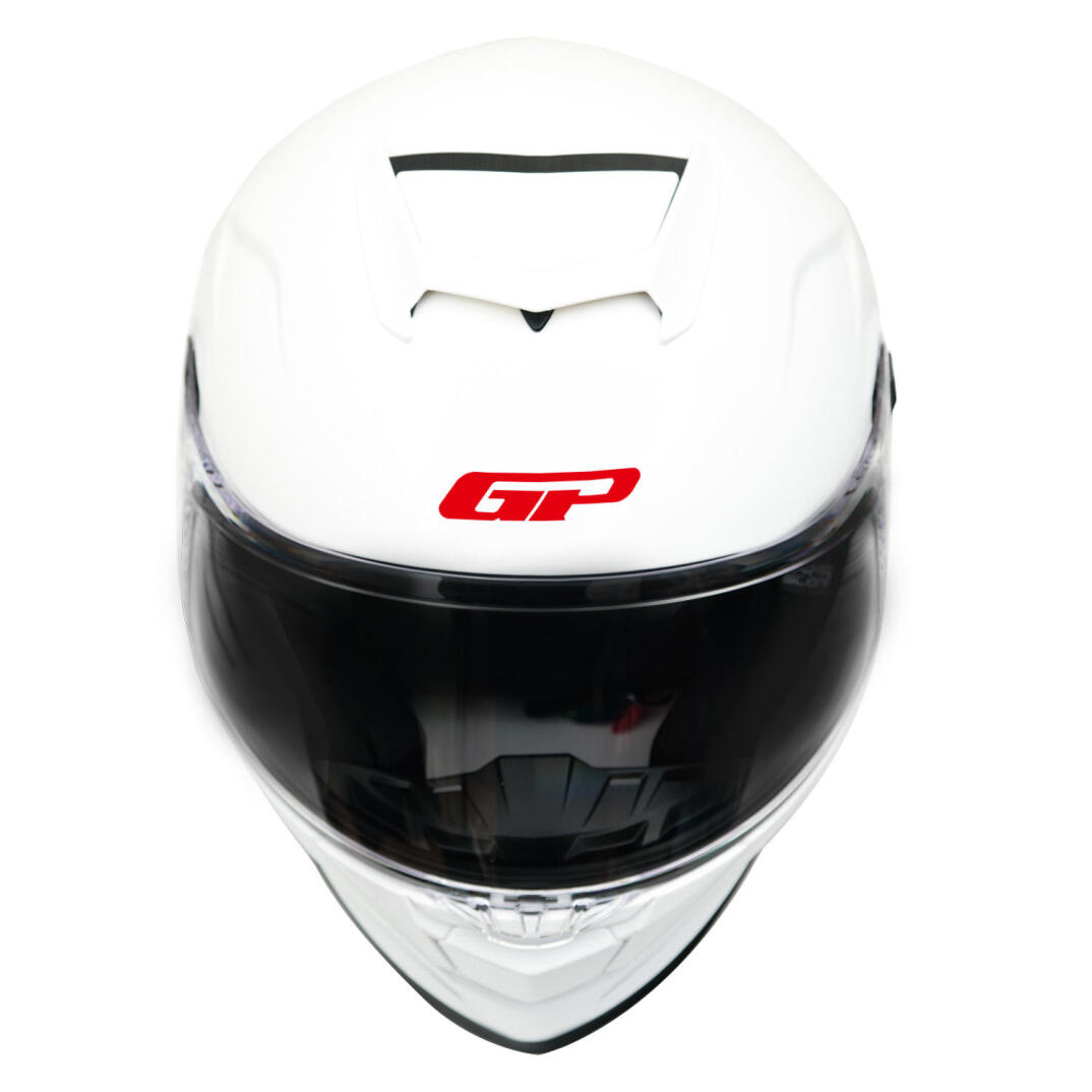 GP Kompozit MKS008-PW Yarış Spoiler Güneş Vizörlü Şeffaf Full Face Motosiklet Kaskı - 2