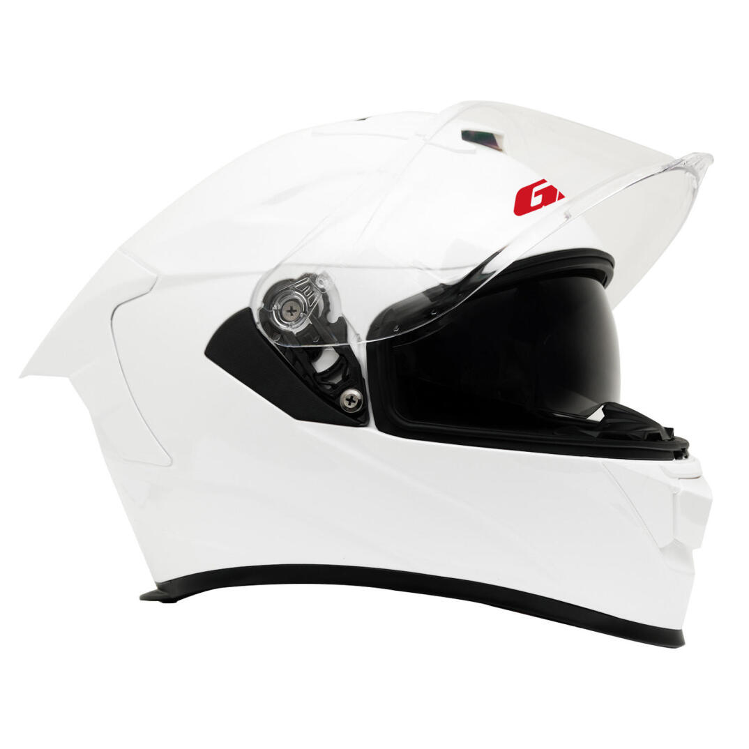 GP Kompozit MKS008-PW Yarış Spoiler Güneş Vizörlü Şeffaf Full Face Motosiklet Kaskı - 3