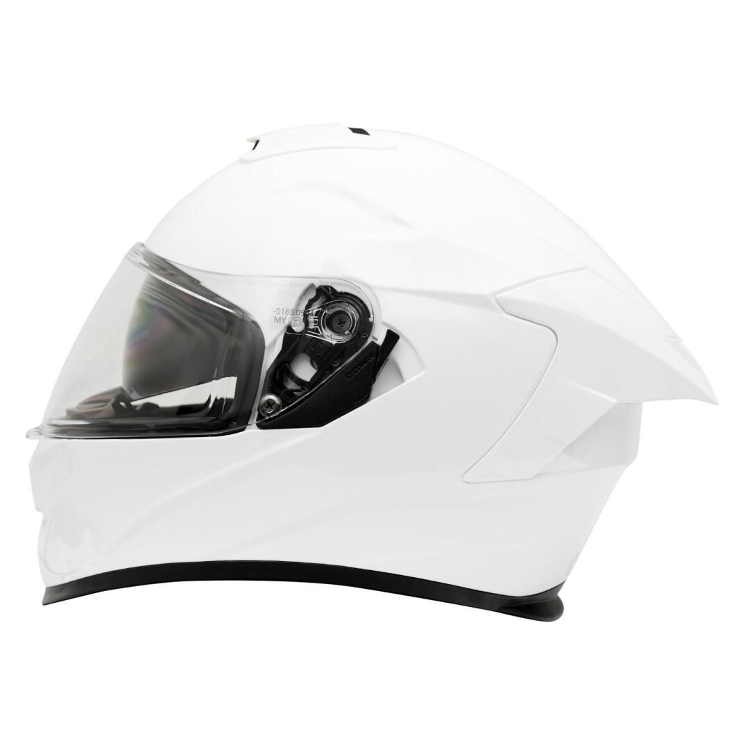 GP Kompozit MKS008-PW Yarış Spoiler Güneş Vizörlü Şeffaf Full Face Motosiklet Kaskı - 4