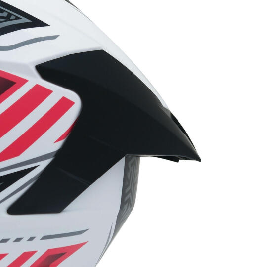 GP Kompozit MKS008-RWRB Yarış Spoiler Güneş Vizörlü Şeffaf Full Face Motosiklet Kaskı - 6