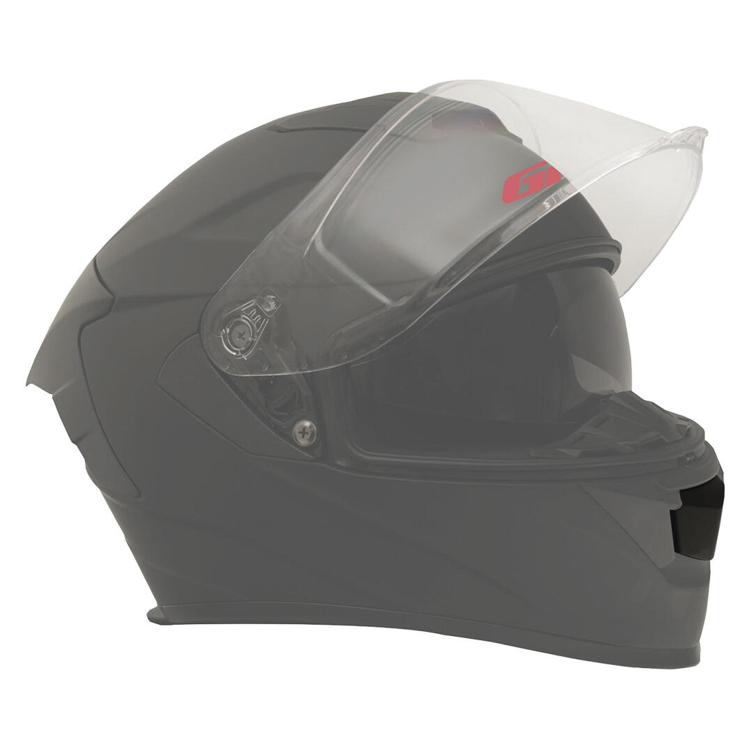 GP Kompozit MKS008 Uyumlu Motosiklet Kask Çene Havalandırma Aparatı Siyah - 2