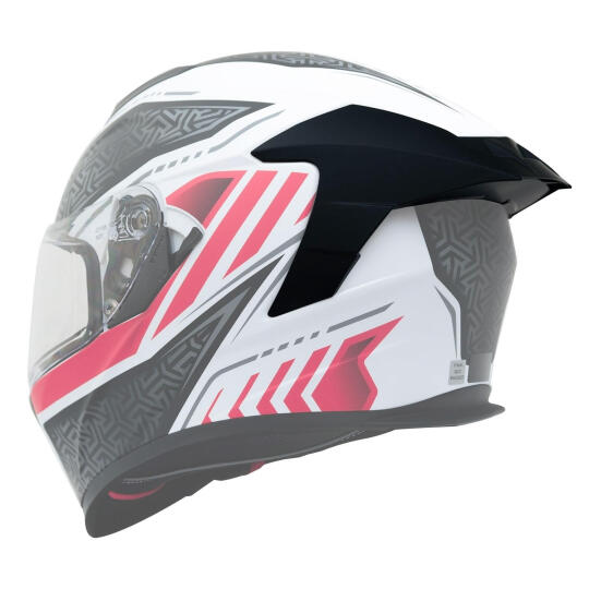 GP Kompozit MKS008 Uyumlu Motosiklet Kask Spoiler Mat Siyah (1)
