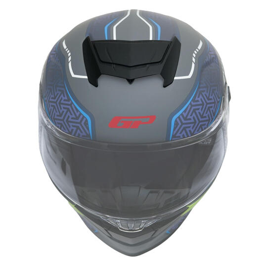 GP Kompozit MKS008 Uyumlu Motosiklet Kask Tepe Havalandırma Aparatı Mat Siyah (1)