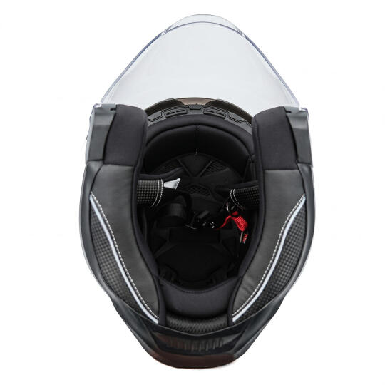 GP Kompozit MKS009-GB Şeffaf Vizörlü Motosiklet Yarım Kask - 5