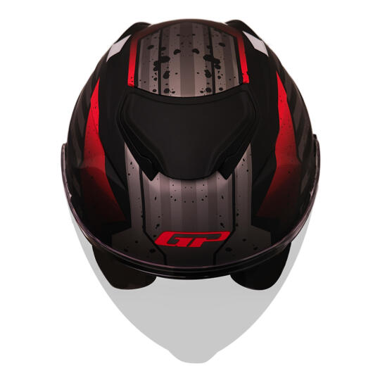 GP Kompozit MKS009-GWR Şeffaf Vizörlü Motosiklet Yarım Kask (1)